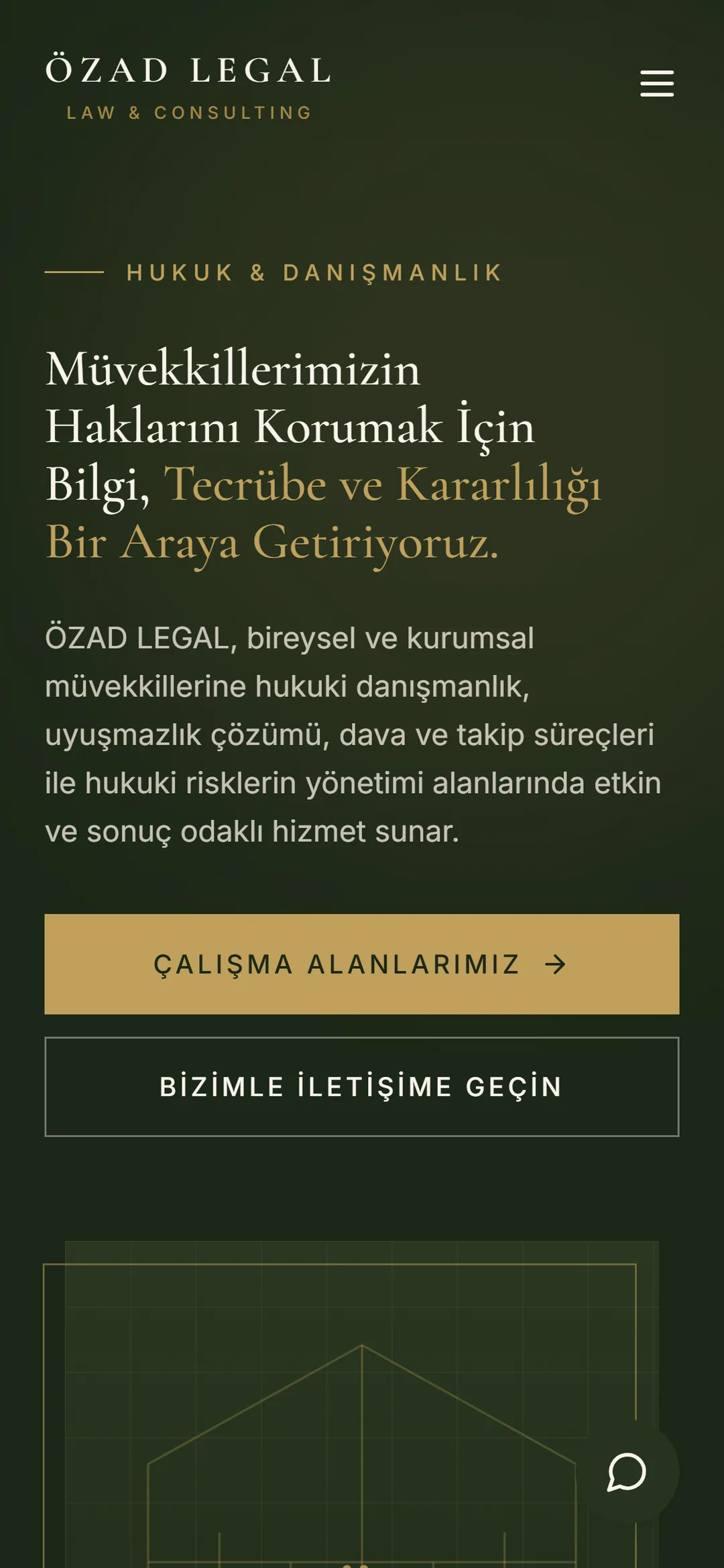 The home page on a phone.